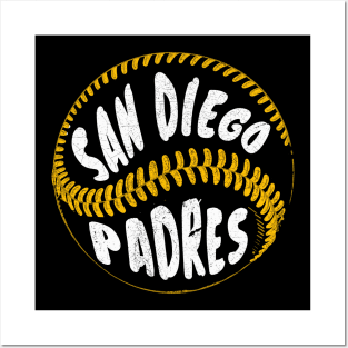 san diego padres ball Posters and Art